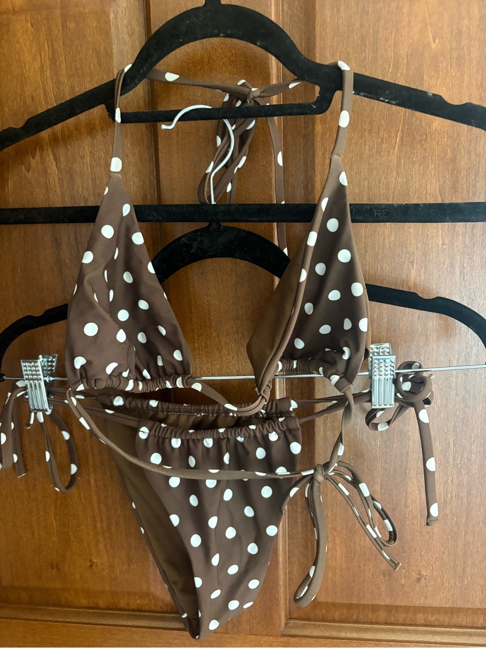 Polka Dot Brown Princess Polly Bikini